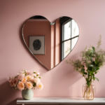 Aesthetic Heart-Shaped Mirror (10 inches)