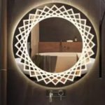 2 ft  Round Decorative LED Mirror with Touch Sensor