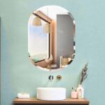 18x24 Inch, Beveled Edges, Unframed Capsule Silver Wall Mount,