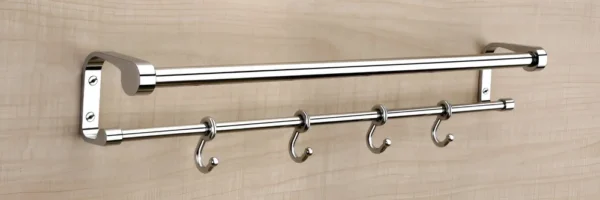 Alu. Double Rack / Stainless Steel Lories Towel Rod / Exclusive Towel Rack